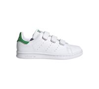 adidas Originals Mixte enfant Stan Smith Cf C Baskets, Cloud White Cloud White Green, 33.5 EU