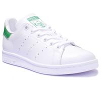 adidas Mixte Stan Smith J Baskets, Footwear White/Footwear White/Green, 36 2/3 EU