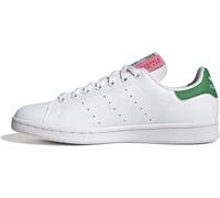 Adidas Stan Smith W, Baskets Hautes Femme, White Dark Forest Green Blis Pink, 38 EU