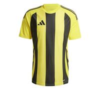 Adidas Striped 24 Short Sleeve T-shirt Jaune L Homme