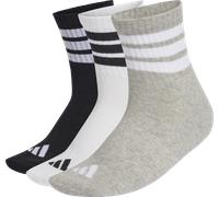 adidas Stripes Cushioned Mid Cut - 3 pairs Chaussettes L Multicolore