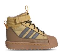 Adidas Superstar Bébé - Bottines, Beige - Taille 23.5 - Cuir Beige 23.5