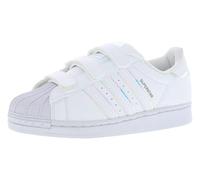 Adidas Superstar CF PS Chaussures pour fille, Blanc transparent irisé blanc uni, 32 EU