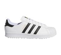 Adidas Superstar Chaussures de golf sans crampons, blanc/noir, 46 EU