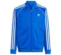 Adidas Superstar Enfant - Vestes Zippees, Bleu - Taille 159 - 164 CM - Toile de coton Blue 159 - 164 CM