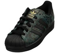 Adidas Superstar II Baskets Mode Femme Vert Noir - 38 EU