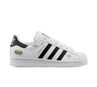 adidas Superstar J, Chaussures de Gymnastique, FTWR White/Core Black/Gold met.,