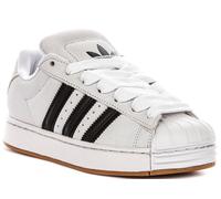 Adidas Superstar Street Chaussures À Bout Shell Blanc Noir Fille UK 3-6