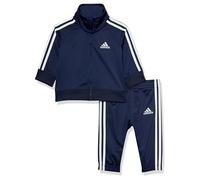 adidas Survêtement en tricot unisexe pour bébé avec veste et pantalon de jogging, Bleu marine, 6M