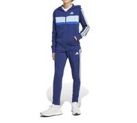 Survêtement adidas Seasonal Essentials Tiberio French Terry 3 bleu marine blanc junior - 176