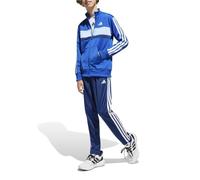 adidas Mixte enfant SEASONAL ESSENTIALS TIBERIO 3 STRIPES TRICOT TRACKSUIT, Royal Blue/White/Glow Blue, 11-12 Years