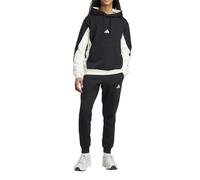 Survêtement adidas Sportswear Fleece Colorblock noir pur blanc - S