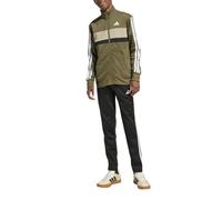 Adidas Survêtement Seasonal Essentials Tiberio Tricot 3 bandes vert/blanc junior 140