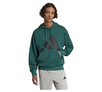 Adidas Sweat à capuche Essentials Big Logo French Terry Coton brossé Vert S Homme