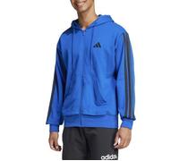 Adidas Sweat à Capuche et Zip Essentials 3-Stripes French Terry Bleu - JF3684 L