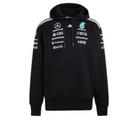 Adidas Sweat à Capuche Mercedes AMG Petronas Formula 1 Team Driver, Noir, XL
