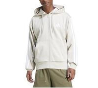 Adidas Sweat à Capuche pour Homme Essentials 3-Stripes Beige JE6355 S