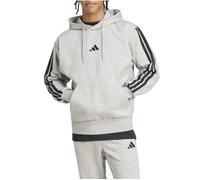 Adidas Sweat à Capuche pour Homme Essentials 3-Stripes Fleece Gris JE6302 M