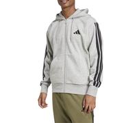 Adidas Veste à capuche Homme 3-Stripes Fleece FZ HD Gris