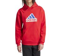Adidas Sweat à Capuche pour Homme Future Icons Badge of Sport Rouge