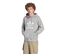 Adidas - Sweat à capuche Trefoil Classique - Homme - Sweatshirts et sweats à capuche - Gris - Taille: L