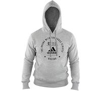 adidas Sweat à Capuche Unisexe Community Line L Gris/Noir