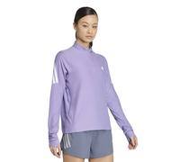 adidas - Women's ADI365 Running Iconic Half Zip - T-shirt de running - M - magic lilac