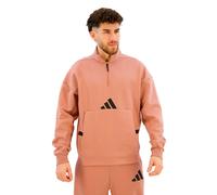 Adidas Sweat Z.N.E Half Zip Homme Rose Taille S / Regular