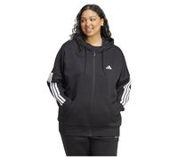 Adidas Sweat-shirt à Zip Essentials 3 Stripes Fleece Plus
