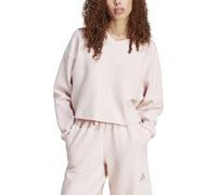 Adidas Sweatshirt All Szn côtelé col V femme Rose L