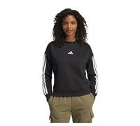Adidas Sweat-shirt femme Essentials 3-Stripes Fleece Noir/Blanc Taille S