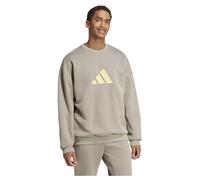 Adidas Sweat-shirt Future Icons 3-Bar Crew Beige M Homme