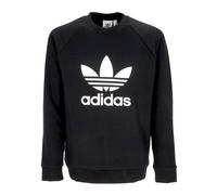 Adidas - SweaT-shirt léger à col rond avec logo Trèfle - Homme - Sweatshirts et sweats à capuche - Noir - Taille: L