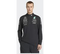 adidas Homme Mercedes - Amg Petronas Formula 1 Team Engineers Quarter Zip Sweatshirt, Black, XXL