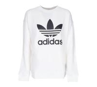 Adidas - SweaT-shirt ras du cou avec logo Trèfle - Femme - Sweatshirts et sweats à capuche - Blanc - Taille: 40 FR