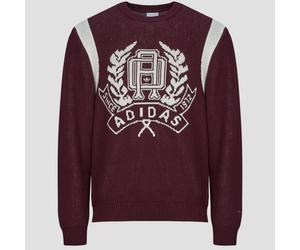 adidas Sweat-shirt Regular Knitted Jumper in Rouge EU S
