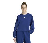 Adidas Sweatshirt Stadium 3‑Stripes Femme Bleu foncé XS