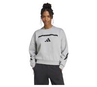 Adidas Sweat-shirt Z.N.E. Gris Regular Femme XS