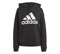 Adidas Sweat à capuche femme Essentials Big Logo Oversize French Terry Noir/Blanc S