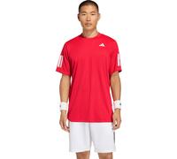 adidas T-Shirt 3 Stripes Club Rouge S