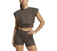 Adidas T-shirt à Manches 3/4 Power Boxy French Terry 3 Stripes