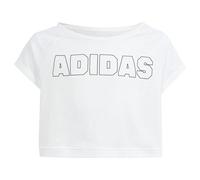 Adidas Maillot crop fille Dance Aeroready Blanc 7/8 ans