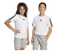 Adidas T-shirt Essentials manches courtes blanc/noir junior 128