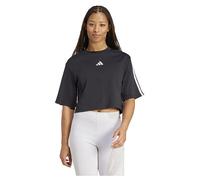 Adidas T-shirt à Manches Courtes Essentials 3 Stripes Cotton Loose