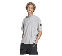 Adidas T-shirt Essentials Loose Fit 3-Bar Logo manches courtes Gris XL Regular Homme