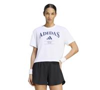 Adidas Heritage Graphic Short Sleeve T-shirt Blanc M Femme