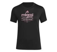 adidas T-Shirt à Manches Courtes Inter Miami CF Vintage World Pre-Game Inter Miami CF Vintage World Pre-Game pour Femme, Black/Club Inter De Futbol Miami, XL