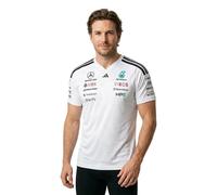 Adidas Maillot pilote Mercedes‑AMG Petronas F1 Homme Blanc Taille L