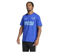 Adidas Messi Name&number Graphic Short Sleeve T-shirt Bleu M Homme