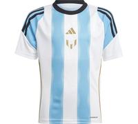 Adidas Messi Training Short Sleeve T-shirt Blanc,Bleu 13-14 Years Enfants